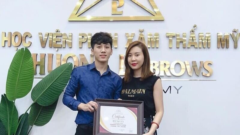 Bàn tay vàng bộ môn Phun xăm thẩm mỹ tại cuộc thi Asia Beauty Festival 2020 tp. Hồ Chí Minh xuất sắc gọi tên master Hiệp Nguyễn