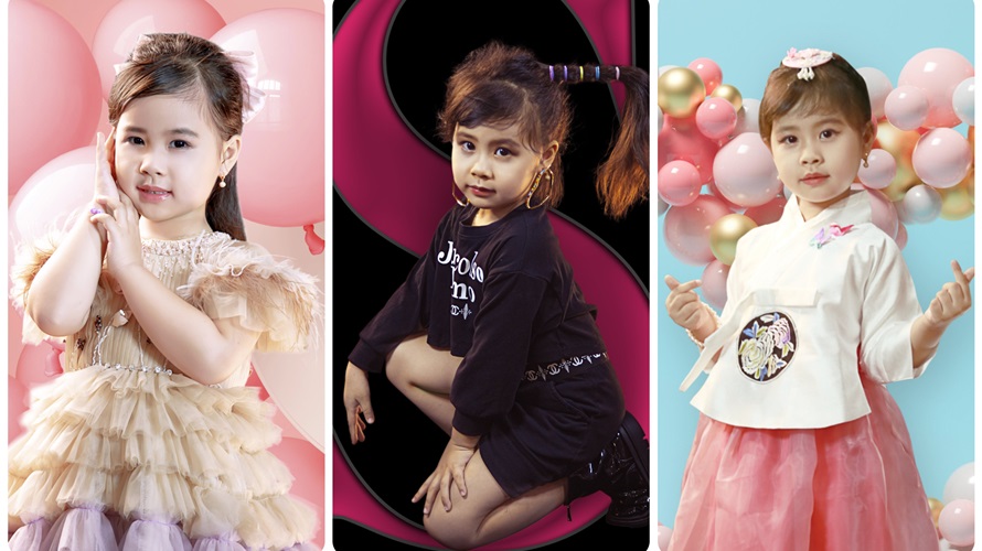 Mẫu nhí Uyên My biến hoá đa dạng với nhiều phong cách