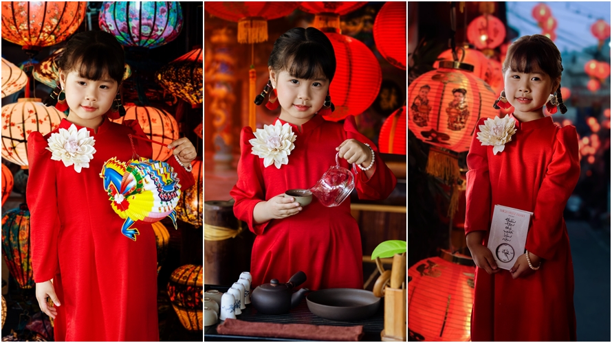 Mẫu nhí Uyên My hóa nàng tiểu thư đài các trong bộ ảnh đón Trung thu