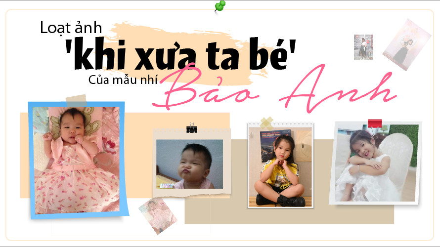Thích thú với loạt ảnh “khi xưa ta bé” của mẫu nhí Bảo Anh