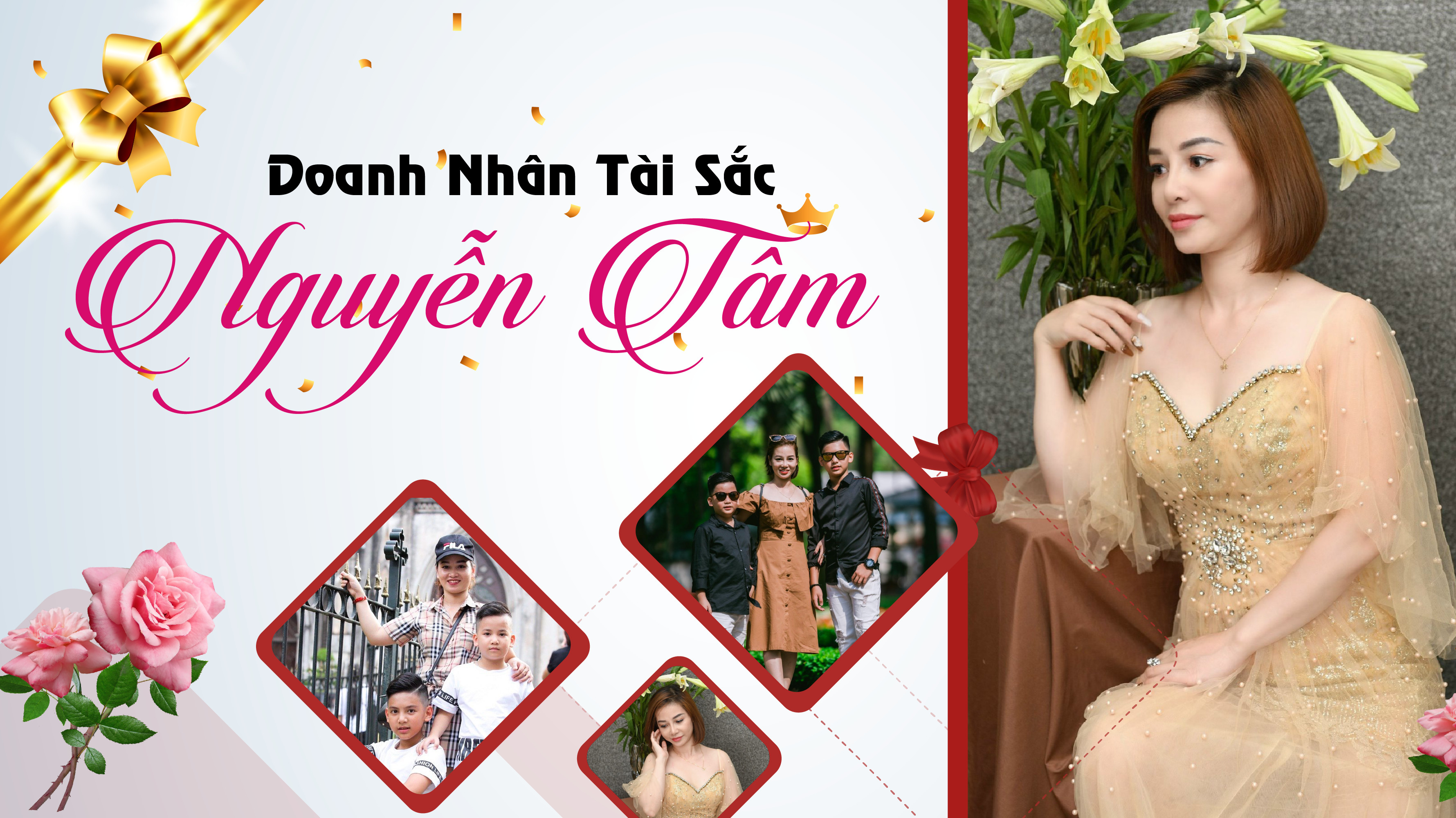 Gặp gỡ đóa hồng duy nhất của gia đình siêu mẫu nhí Tuấn Anh – Bảo An nhân ngày Phụ nữ Việt Nam