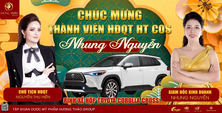 Giám đốc kinh doanh Nhung Nguyễn sắm “chiến mã” Toyota Corolla Cross, sẵn sàng “phi nước đại” chinh phục những thành công mới