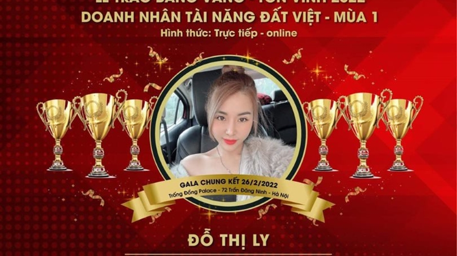 CEO Ngọc Ly Beauty Center – Gương mặt xuất sắc nhận vinh danh Bàn tay vàng tạo hình thẩm mỹ trong Gala tôn vinh Doanh nhân Tài năng đất Việt 2022