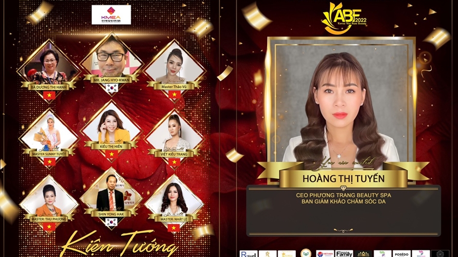 CEO Hoàng Thị Tuyến hoàn thành xuất sắc trọng trách “cầm cân nảy mực” tại Grandmaster Beauty Contest Festival 2022