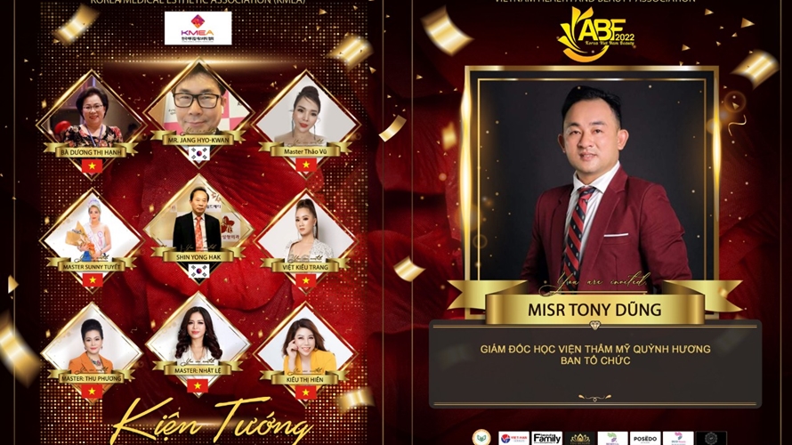 Mr. Tony Dũng hoàn thành xuất sắc vai trò Ban tổ chức cuộc thi Grandmaster Beauty Contest Festival 2022