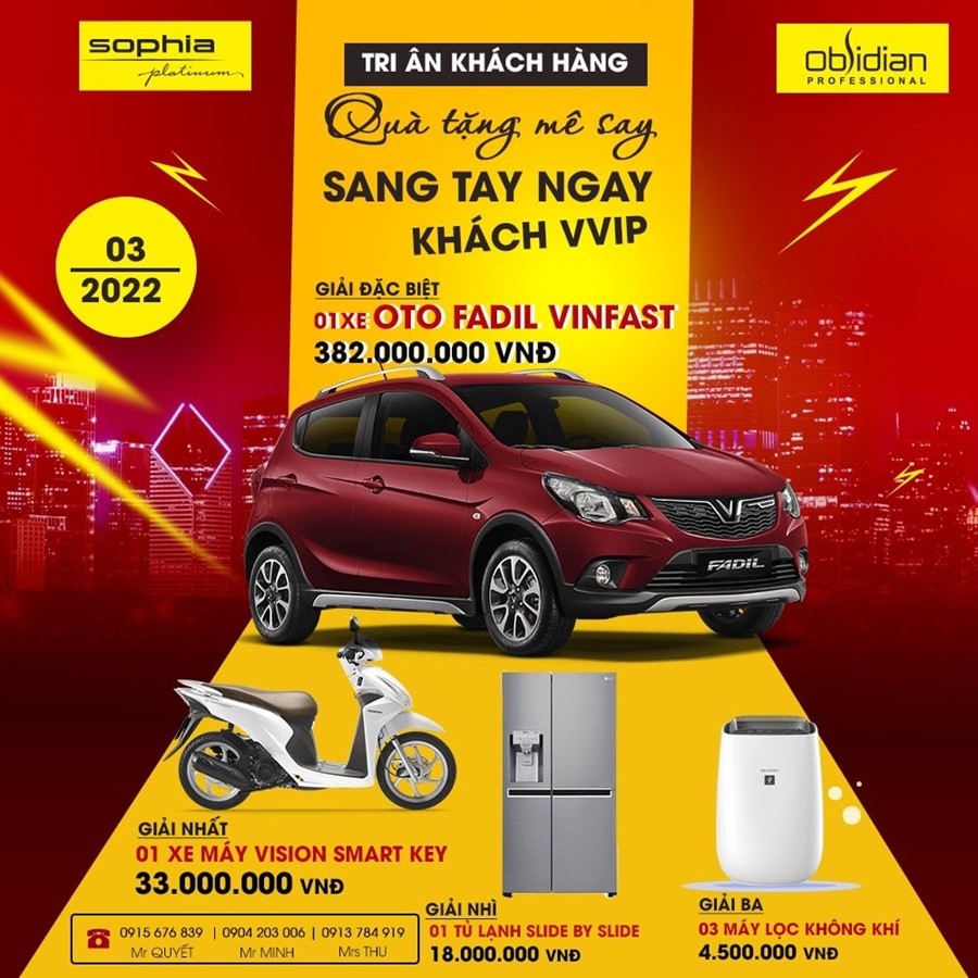 Đứng hình trước dàn giải thưởng trị giá hàng tỷ đồng của Mydico tại hairshow New Era