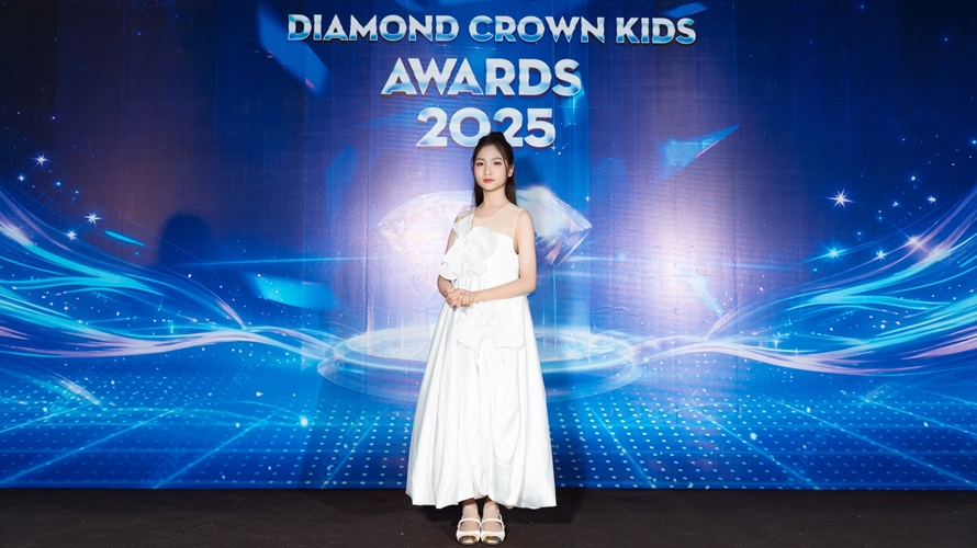 MC Thảo Nhi – Gương mặt trẻ truyền cảm hứng tại Diamond Crown Kids Awards 2025